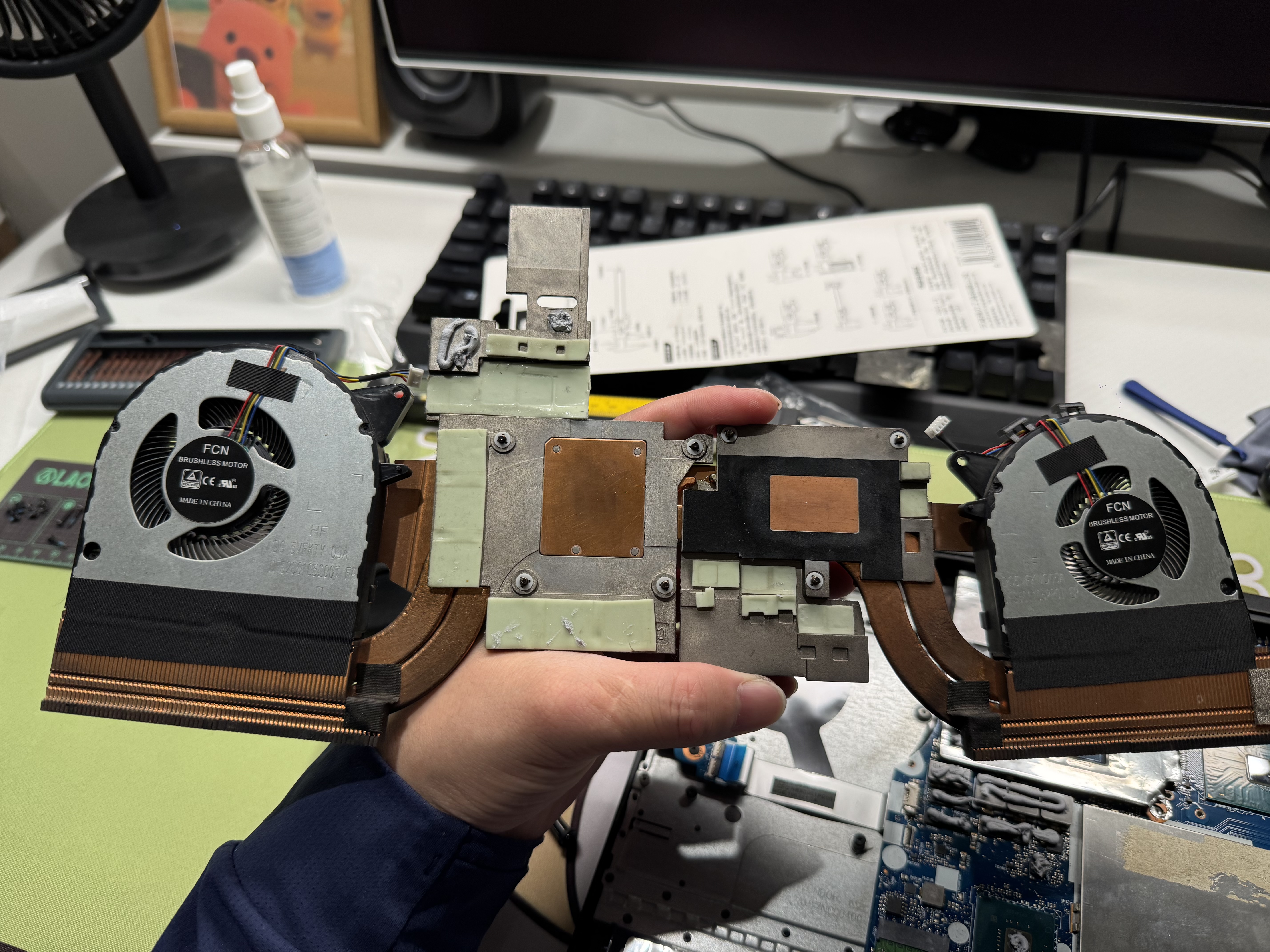 一号工厂电脑清灰套装电脑防静电拆机清灰散热工具套装风扇清洁螺丝刀翘片 实拍图