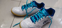 尤尼克斯（YONEX）羽毛球鞋yy入门级训练减震动力垫男女SHB101CR白/蓝 43码 实拍图