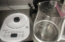 美的（Midea）养生壶大容量 柔声轻音变频煮茶器智能预约1.5L烧水壶 全自动恒温玻璃煮茶壶 保温一体电水壶 【双层隔热盖】14大养生功能12Q 1.5L 实拍图
