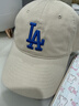 MLB帽子男女情侣棒球帽软顶鸭舌帽休闲运动帽四季3ACP6601N-07BGS-F 实拍图