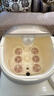 飞利浦（PHILIPS）温泉足浴盆躺泡玉石滚珠按摩盘小白桶Pro杀菌泡脚桶恒温加热电动按摩足浴桶5227F实用节日生日礼物 实拍图