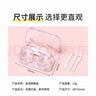 免拧盖隐形眼镜盒高级感一体式便携多副收纳护理美瞳盒子佩戴防漏 ins风透明隐形眼镜盒-紫色-1个装 实拍图