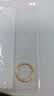 中国黄金（CHINA GOLD）黄金戒指女款足金古法素圈光圈尾戒女士小指环生日礼物送女友老婆 古法素圈戒指15# 金重约0.3g【克重多退少补】 实拍图