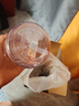 膳魔师（THERMOS）儿童水杯tritan吸管杯学生开学必备小熊猫塑料水壶420ml紫 实拍图