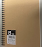 得力（deli）笔记本子8本A5/60张牛皮纸线圈本螺旋活页本记事本软抄本学生考研横线LA560-06 实拍图