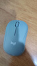 罗技（Logitech）M221 轻音鼠标 无线鼠标 办公鼠标 对称鼠标 带无线微型接收器 薄荷绿 实拍图