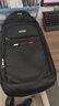 袋鼠双肩包男士背包大容量行李旅游包学生书包女初中商务笔记本电脑包 黑色配红标 实拍图