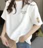 真维斯（Jeanswest）纯棉内搭打底衫女夏季宽松高级感上衣服慵懒风休闲圆领短袖t恤女 实拍图