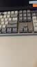 达尔优（dareu）EK810无线机械键盘 笔记本电脑办公商务键盘 2.4G蓝牙三模连接 全尺寸104键 深空灰红轴 实拍图
