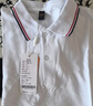 罗蒙男童短袖polo衫校园服饰春夏新款T恤女童班服 白色短袖POLO衫 160 实拍图
