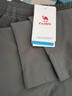 骆驼（CAMEL）速干透气运动裤男跑步休闲直筒梭织裤子 J15BAXLN075 岩石灰 XXXL 实拍图