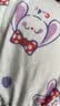 贝瑞加（Babyprints）宝宝内裤4条装女童平角短裤小女孩纯棉面包裤柔软打底裤 紫兔90 实拍图