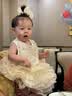 G.duck童装公主裙女童连衣裙夏季2026新款生日礼服儿童裙子tutu裙蓬蓬裙 蝴蝶结蛋糕裙 90 尺码1~2岁【 80-90cm】 实拍图