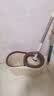 太太乐 旋转拖把桶双驱动好拖手压不锈钢杆拖地桶墩布地拖布桶 经典咖色桶 加强杆配2个头 实拍图