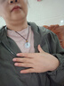 曼丽翠翡翠A货平安扣吊坠玉坠项链26mm中大号男女款礼物附证书 实拍图