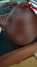 京东京造宜兴紫砂壶 手工茶壶【原矿紫泥】煮泡茶具 秦权壶 170ml礼盒装 实拍图