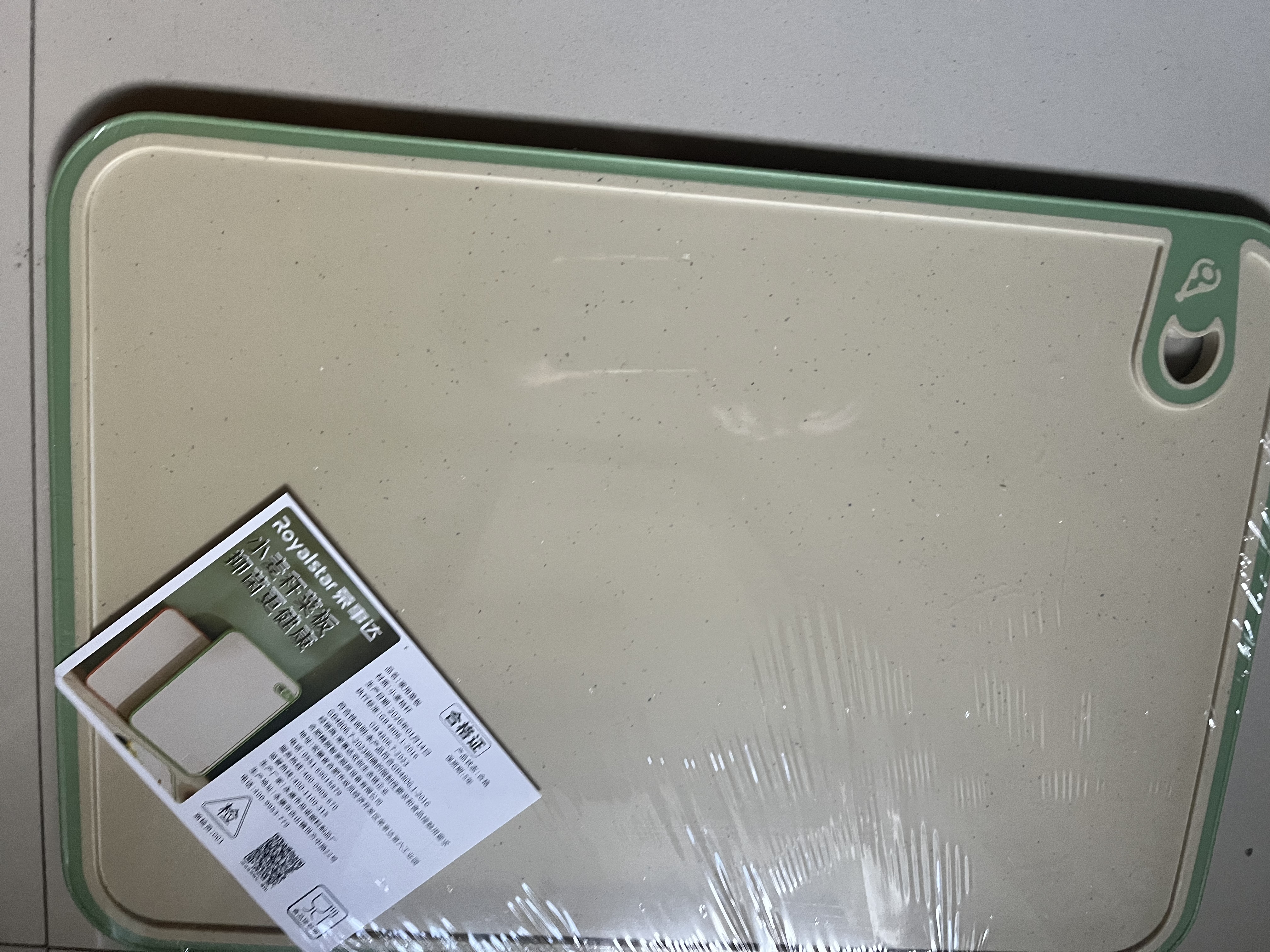 【出口转内销】小麦秸秆切菜板家用双面加厚砧板防霉案板水果专用 绿色41*29cm大号 实拍图
