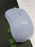 罗技（Logitech）M221 轻音鼠标 无线鼠标 办公鼠标 对称鼠标 带无线微型接收器 雾霭蓝 实拍图