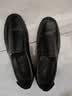 卡帝乐鳄鱼皮鞋男头层牛皮商务休闲鞋豆豆鞋中老年爸爸鞋子男 30576 黑色 42 实拍图