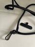 森麥康手机挂绳挂脖绳子斜挎可背伸缩可调节男款个性创意时尚链女钥匙卡套多功能手机壳防摔防丢长吊绳细 黑色+连接片 实拍图