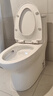 九牧（JOMOO）马桶家用一级水效防臭卫浴虹吸式马桶坐便器大冲力抗菌卫生间坐厕 【镇店热卖-升级无棱】11370 305坑距(2515城包安装) 实拍图
