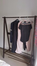 家逸实木衣架落地挂衣服架卧室衣帽架专用入户立式置物架子客厅晾衣架 实拍图