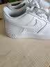 耐克NIKE女子空军一号AF1 百搭大童运动鞋DH2920-111白40 实拍图