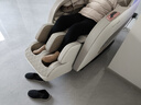 奥克斯（AUX）2026新款按摩椅LH15A家用全身太空舱零重力多功能智能电动按摩沙发椅生日礼物送爸爸妈妈父母亲节 至尊旗舰款丨智能语音 腰腿热敷 脚底滚轮白米色 实拍图
