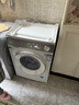 西门子（SIEMENS）小晶钻奢护大师10+10KG大容量洗烘套装AI超氧滚筒洗衣机变频热泵烘干蒸汽除皱WG54H2V00W+001W 实拍图
