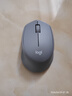 罗技（Logitech）M330 轻音鼠标 无线鼠标 办公鼠标 右手鼠标 带无线微型接收器 灰色 实拍图