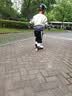 京东京造儿童轮滑鞋专业3-6-12岁溜冰滑轮旱冰鞋初学配头盔护具熊猫色S码 实拍图