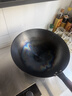 苏泊尔（SUPOR）铁锅精铁真不锈炒锅无涂层家用炒菜锅爆炒锅锤纹物理防粘明火专用 2-4人使用【多人选择】 32cm 实拍图