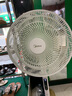 美的（Midea）【幸运草安睡1S】一级能效直流变频声控电风扇家用遥控卧室静音落地扇台式桌面抗菌大风力转页扇 实拍图