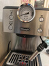德龙（Delonghi）咖啡机 意式半自动家用15Bar泵压专业压力计 美式咖啡 快速加热技术 可调式奶泡 金属机身EM450.M 银色 小巧机身 稳定压力 定制杯量 自动关机 实拍图