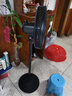 美的（Midea）电风扇家用风扇落地扇台地两用七叶大风量轻音节能电扇台扇卧室摇头扇加高迷你扇 【重磅新品 加大机头】黑色丨7叶旋钮款 实拍图