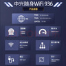 中兴随身wifi6【送1500G流量】无线移动支持5G/4G设备插卡路由器宿舍车载户外上网便携高速流量不限速 白色【 WiFi6 双网切换 】旗舰版免插卡 实拍图