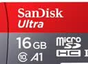 闪迪（SanDisk）16GB TF（MicroSD）内存卡 A1 C10 至尊高速移动版存储卡 读速98MB/s 手机平板游戏机内存卡 实拍图