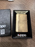 ZIPPO打火机之宝防风煤油 盔甲拉丝黄铜 生日礼物送老公送男友单机 实拍图
