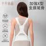 十月结晶托腹带孕中晚期孕妇分段式护腰反重力透气可调节白色L码 实拍图