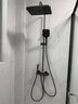 四季沐歌（MICOE）恒温花洒套装枪灰钢琴淋浴花洒全套家用卫浴增压花洒喷头淋浴器 【M03+恒温版】琴键四控/雨幕顶喷 店铺力荐A款 实拍图