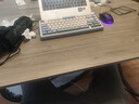 悦美妙办公桌办公室职员电脑桌财务工位双人位桌椅组合简易书桌子工作台 【双人位】米兰橡木色120CM 实拍图