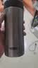 膳魔师（THERMOS）保冷保温杯400ML高真空不锈钢商务办公保温杯JCG-400C SBK 实拍图