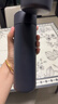 米家保温杯弹盖版 480ml 316L不锈钢 长效保冷保温大容量茶杯藏蓝色 实拍图