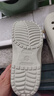 名创优品（MINISO）洞洞鞋女夏季外穿沙滩凉鞋防滑厚底踩屎感脚包头凉拖鞋骨白36-37 实拍图