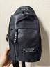 运动跑步包男休闲斜挎包手机包防泼水健身包女单肩包 黑色 实拍图