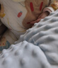 舒贝怡婴儿衣服新生儿连体衣春季女满月周岁宝宝哈衣百天保暖爬爬服白66 实拍图
