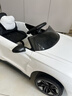星辰皓奥迪儿童电动车四驱汽车遥控四轮宝宝玩具车可坐人童车RSGT 白色+四驱+遥控+摇摆+皮座+软轮 实拍图