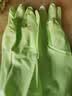 加厚丁腈乳胶皮手套厨房洗碗加长防水耐用乳胶束口家务清洁女夏季 3双-黄+绿+粉/加厚耐用 送挂钩 小号 实拍图