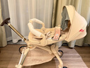 丸丫T6-2遛娃神器高景观婴儿推车可坐可躺轻便折叠可换向香槟金PLUS 实拍图