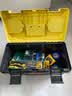 【万人同抢】家用多功能五金收纳箱手提电工工具箱车载维修配件箱 【双层星.金黄】17寸加厚（不含工具） 复工爆品 实拍图